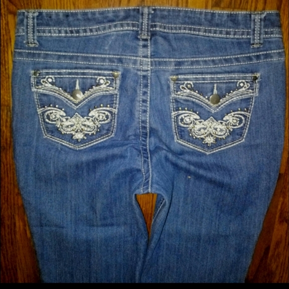 Roz & Ali Jeans Skinny Leg Crop Mid Rise Size 14 - Picture 5 of 13